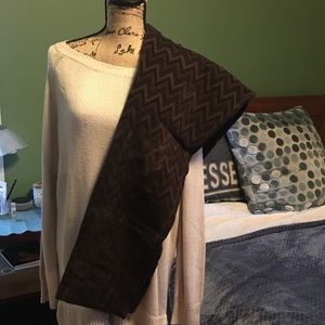 One 5 One - NWT - chocolate chevron pattern pants,